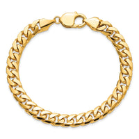 14k 8mm Solid Miami Cuban Chain-DCU250-9