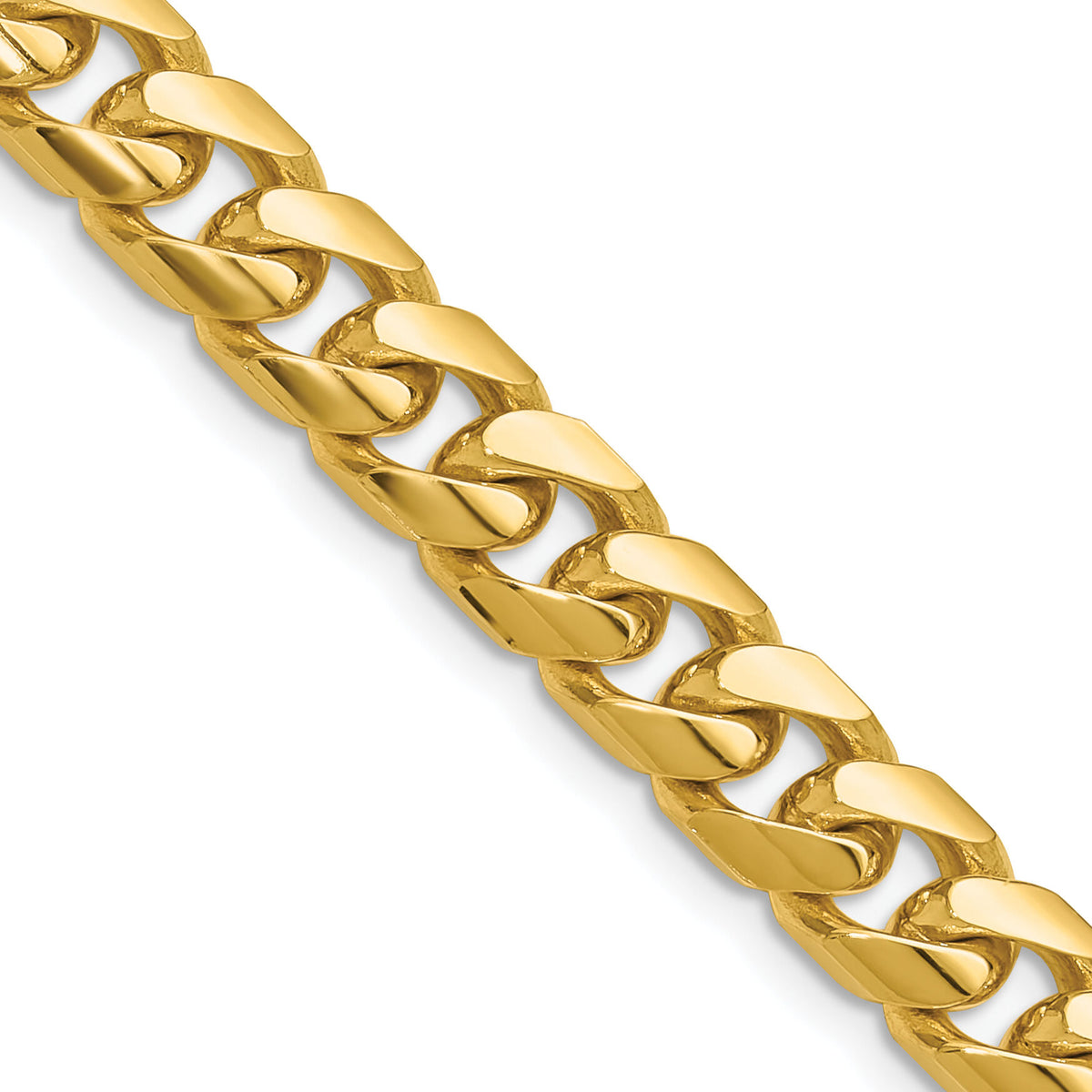 14k 8mm Solid Miami Cuban Chain-DCU250-28