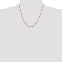 14k 2mm Semi-solid D/C Rope Chain-DH014-20
