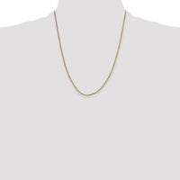 14k 2mm Semi-solid D/C Rope Chain-DH014-22