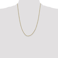 14k 2mm Semi-solid D/C Rope Chain-DH014-24