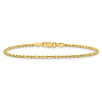 14k 2mm Semi-solid D/C Rope Chain-DH014-7