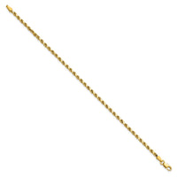 14k 2.5mm Semi-solid D/C Rope Chain-DH018-7