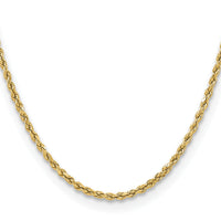 14k 3mm Semi-solid D/C Rope Chain-DH021-22
