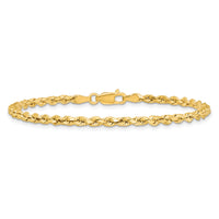 14k 3mm Semi-solid D/C Rope Chain-DH021-7