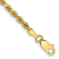 14k 3mm Semi-solid D/C Rope Chain-DH021-8