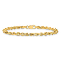 14k 3.5mm Semi-solid D/C Rope Chain-DH025-8