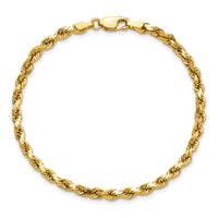 14k 3.5mm Semi-solid D/C Rope Chain-DH025-8