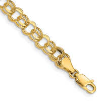 14KY Double Link Charm Bracelet-DO503-7