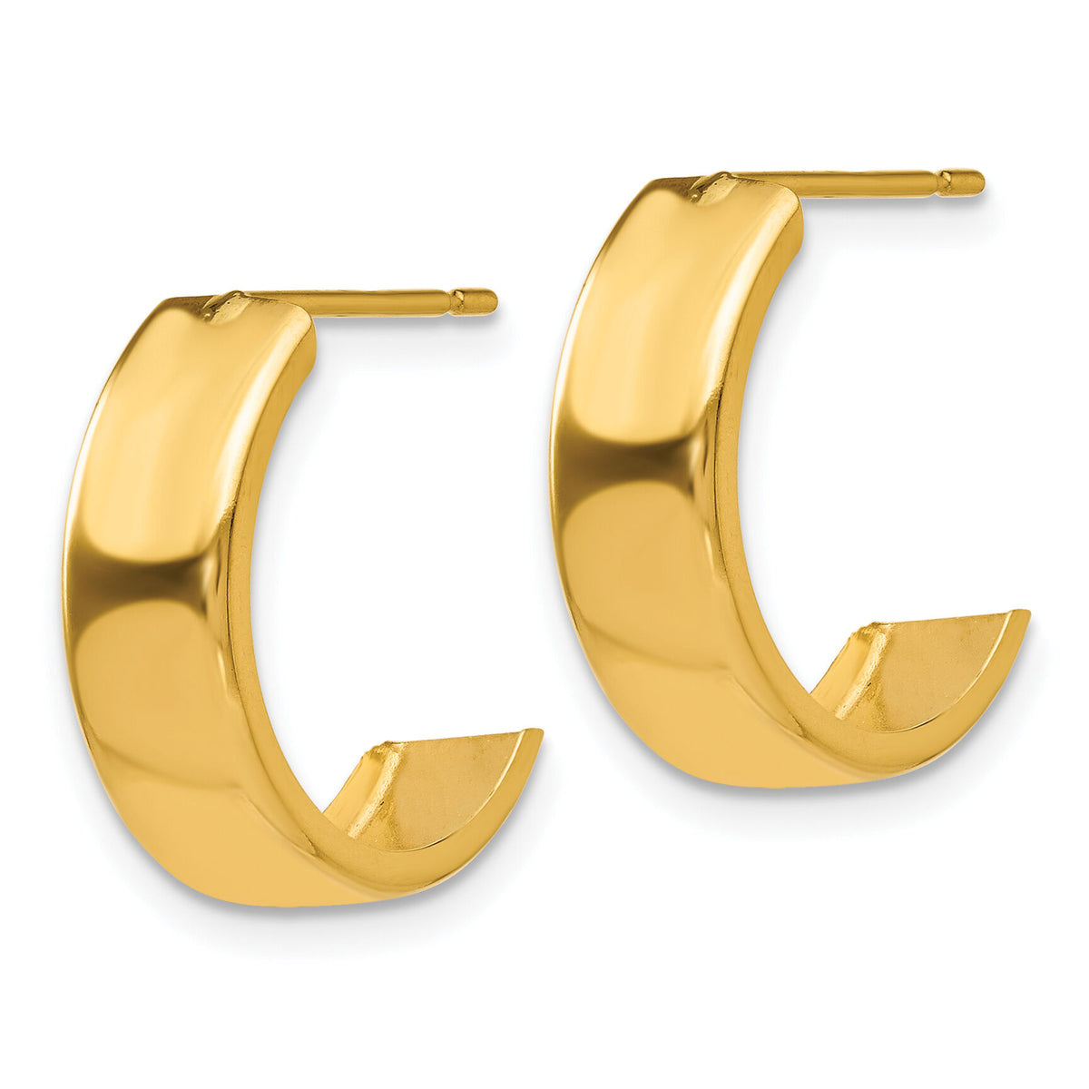 14K Hoop Earrings-E683
