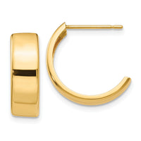 14K Hoop Earrings-E683