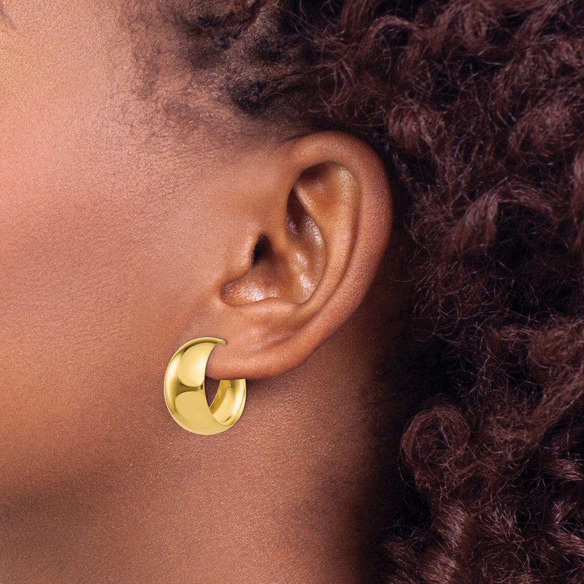 14k Small Hoop Earrings-E684