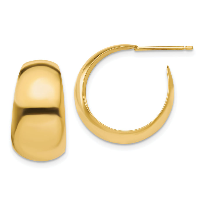 14k Small Hoop Earrings-E684