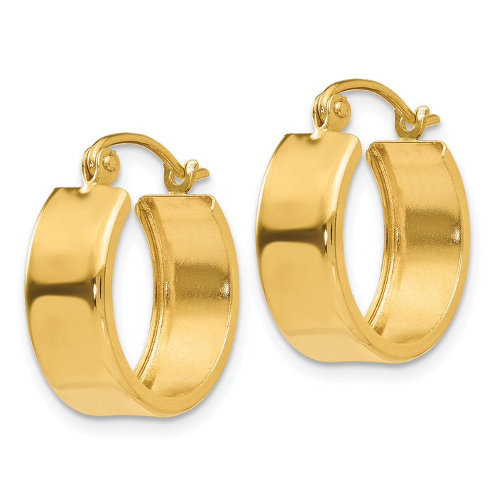 14K Small Hoop Earrings-E785