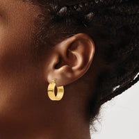 14K Small Hoop Earrings-E785