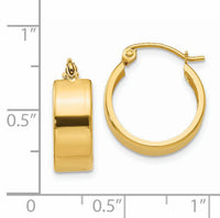 14K Small Hoop Earrings-E785