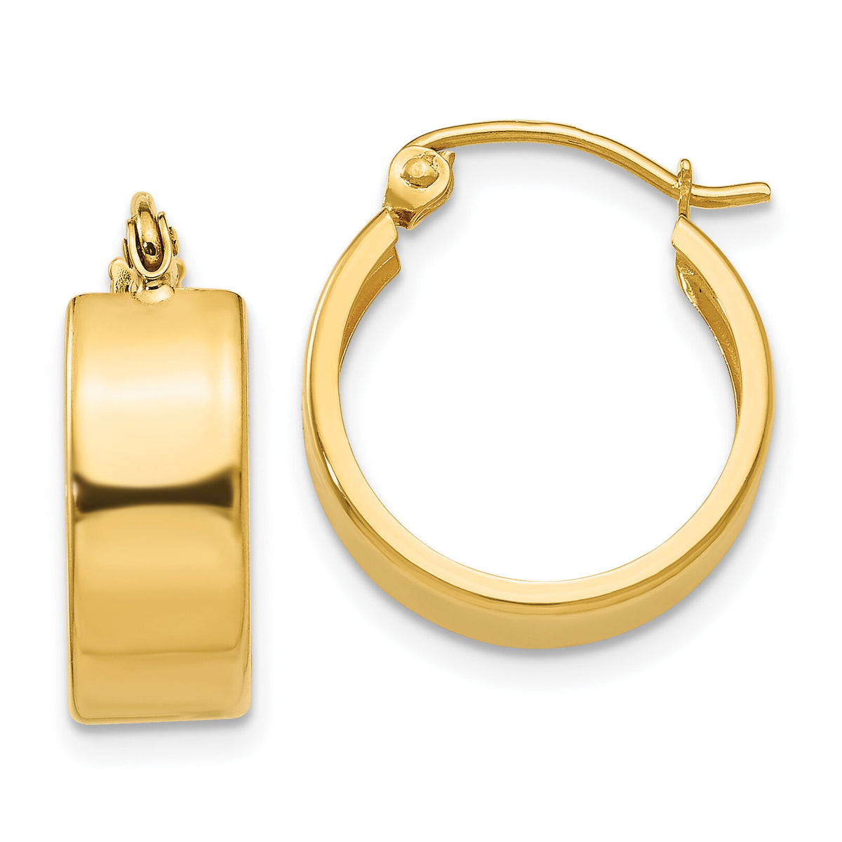 14K Small Hoop Earrings-E785