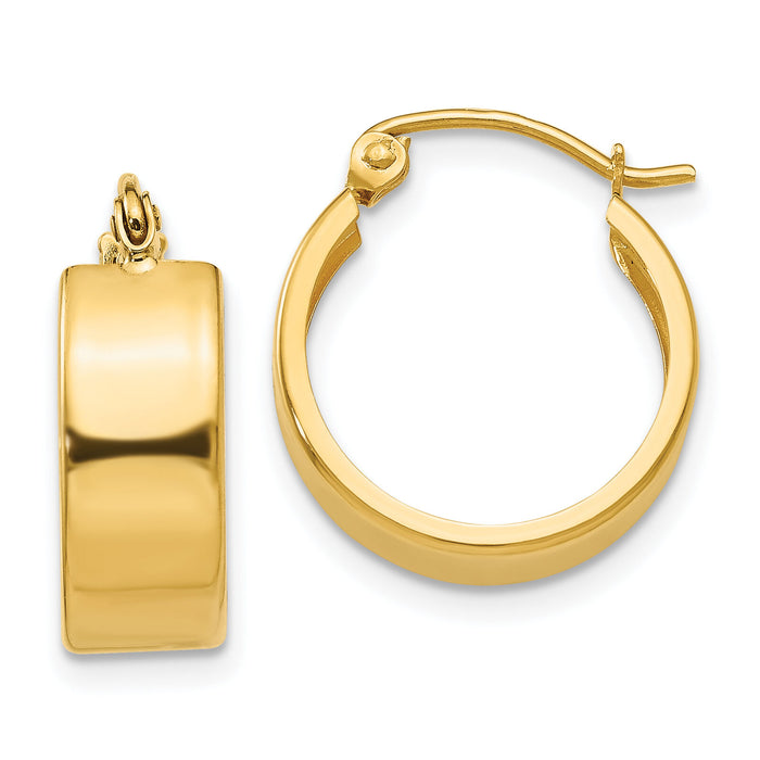 14K Small Hoop Earrings-E785