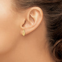 14k Flip Flop Earrings-E904