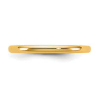 14KY 2mm European Comfort Fit Band-ECF020