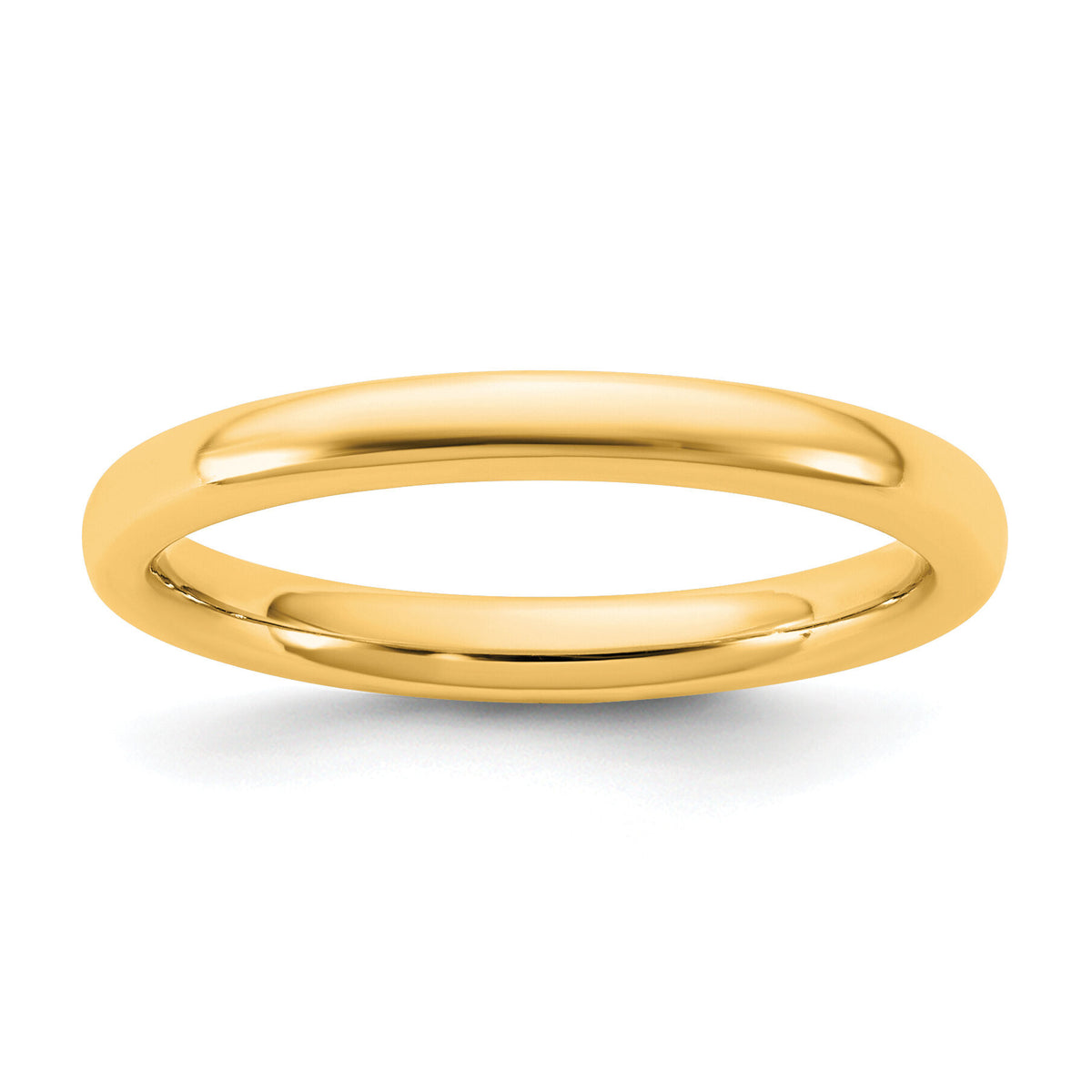 14KY 2.5mm European Comfort Fit Band-ECF025