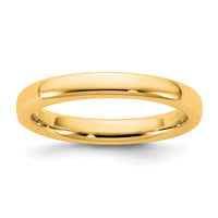 14KY 3mm European Comfort Fit Band-ECF030
