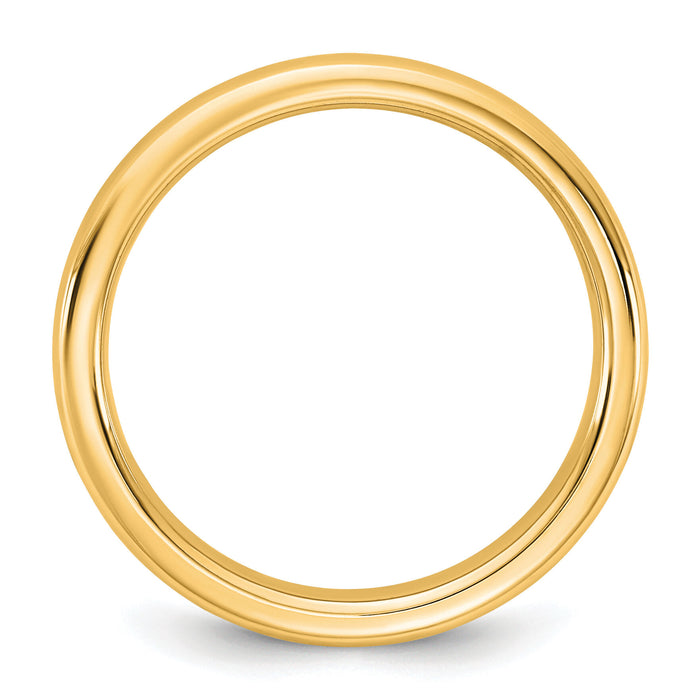 14KY 3.5mm European Comfort Fit Band-ECF035