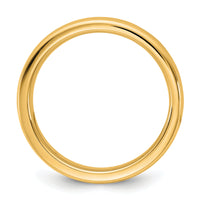 14KY 4mm European Comfort Fit Band-ECF040
