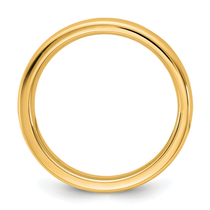14KY 4mm European Comfort Fit Band-ECF040