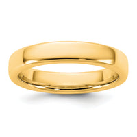14KY 4mm European Comfort Fit Band-ECF040