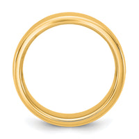 14KY 6mm European Comfort Fit Band-ECF060