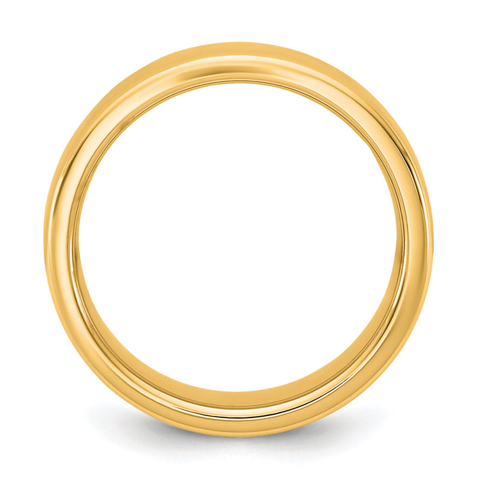 14KY 6mm European Comfort Fit Band-ECF060