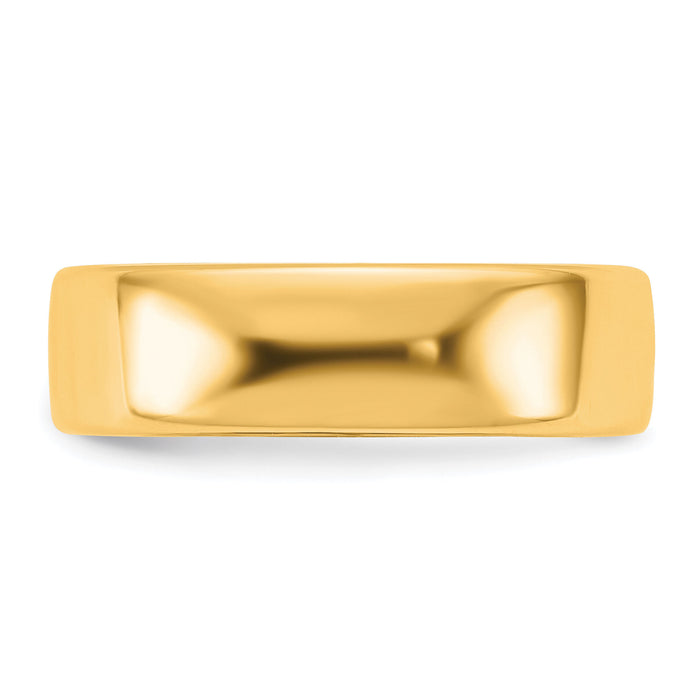14KY 6mm European Comfort Fit Band-ECF060
