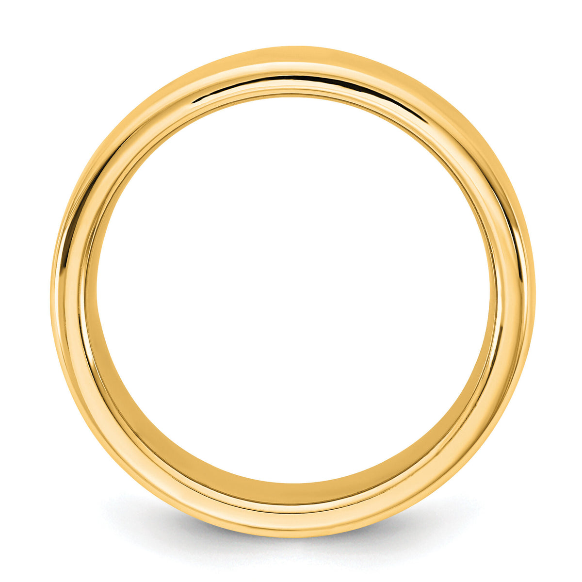 14KY 8mm European Comfort Fit Band-ECF080