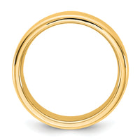 14KY 8mm European Comfort Fit Band-ECF080