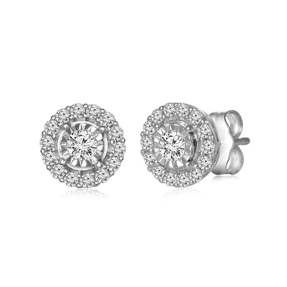 Diamond Fashion Earrings 0.50 ct tw 10k White Gold-EF2812A66W0
