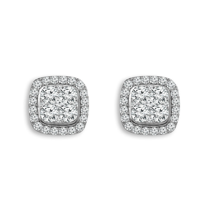 Diamond Fashion Earrings 0.75 ct tw 14k White Gold-EF3517A68W4
