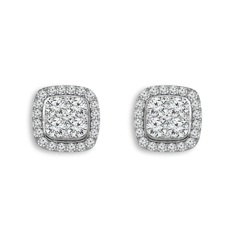 Diamond Fashion Earrings 0.50 ct tw 10k White Gold-EF3676A68W0