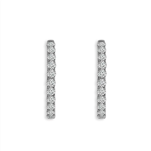 Diamond Fashion Earrings 0.5 ct tw 10k White Gold-EF3705B97W0