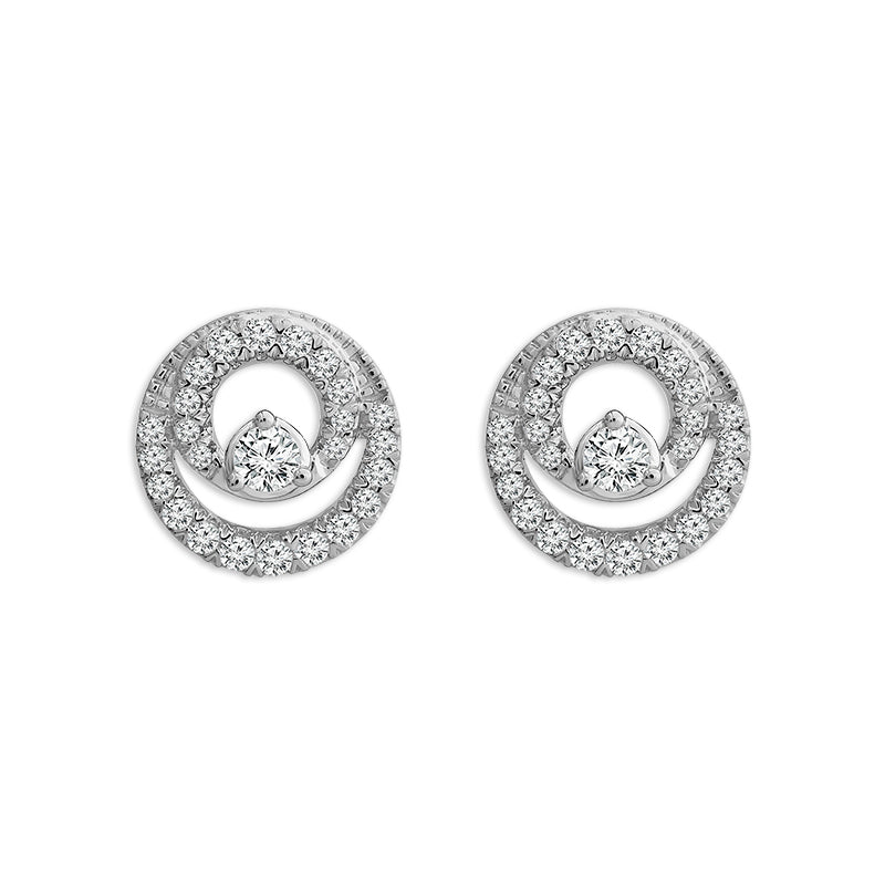 Diamond Fashion Earring 0.50 ct tw 10k White Gold-EF5831A78W0