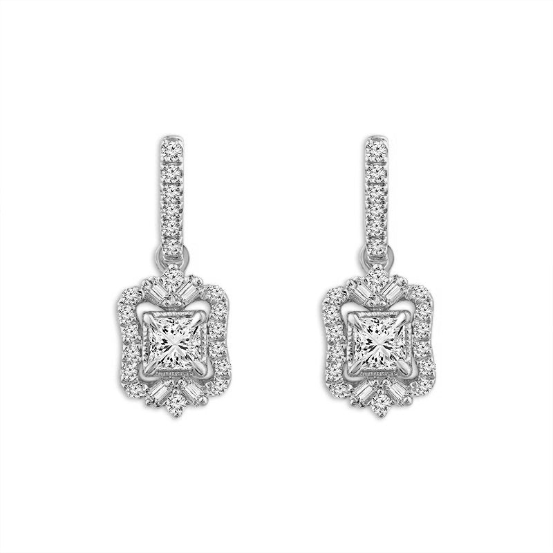 Diamond Fashion Earrings 0.50 ct tw 14k White Gold-EF5940RZA66Y4