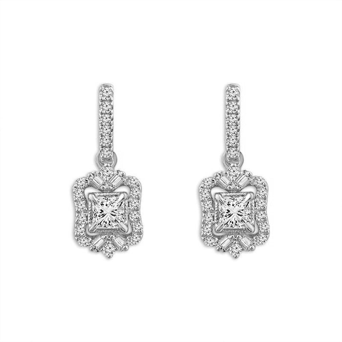 Diamond Fashion Earrings 0.50 ct tw 14k White Gold-EF5940RZA66Y4