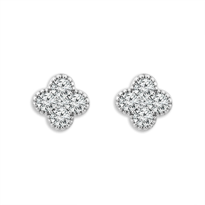 Diamond Fashion Earrings 0.50 ct tw 14k White Gold-EF8022A68W4