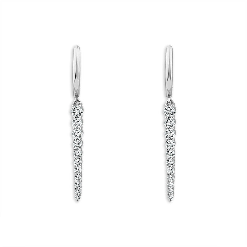 Diamond Fashion Earrings 0.75 ct tw 10k White Gold-EF8373A78W0