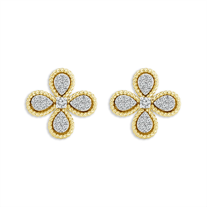 Diamond Fashion Earrings 0.25 ct tw 10k Yellow Gold-EF8400A78Y0