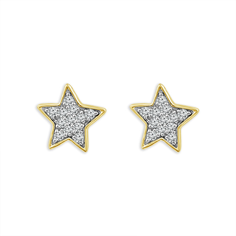 Diamond Fashion Earrings 0.17 ct tw 10k Yellow Gold-EF8598SCY0