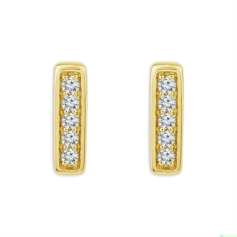 Diamond Fashion Earrings 0.10 ct tw 10k Yellow Gold-EF8622A78Y0