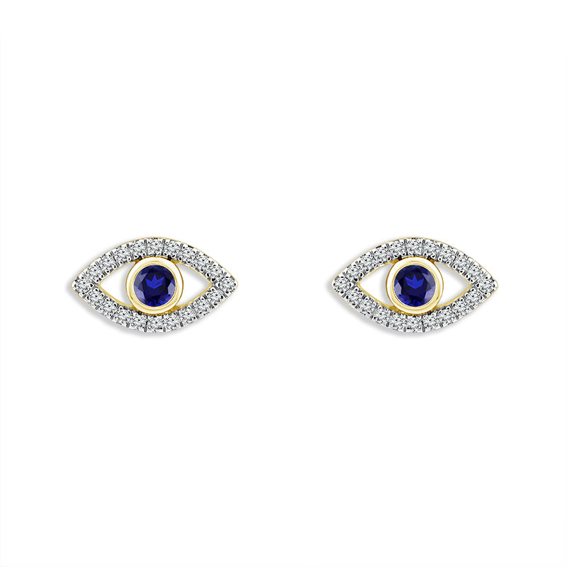 Diamond Fashion Earrings 0.13 ct tw 10k Yellow Gold-EF8625BSSCY0