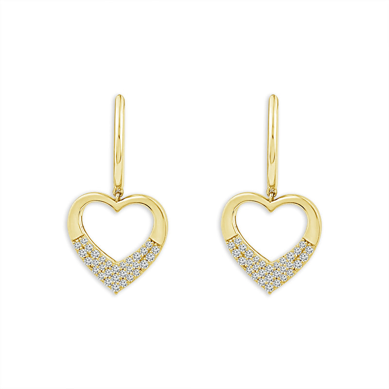 Diamond Fashion Earrings 0.33 ct tw 10k Yellow Gold-EH0981A78Y0