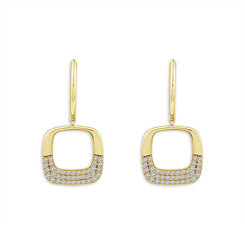 Diamond Fashion Earrings 0.33 ct tw 10k Yellow Gold-EH0982A78Y0